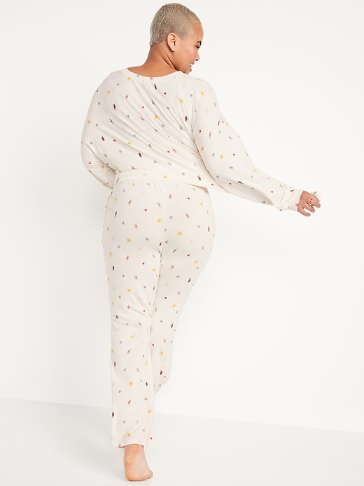 Image number 6 showing, Mid-Rise Sunday Sleep Ultra-Soft Pajama Pants