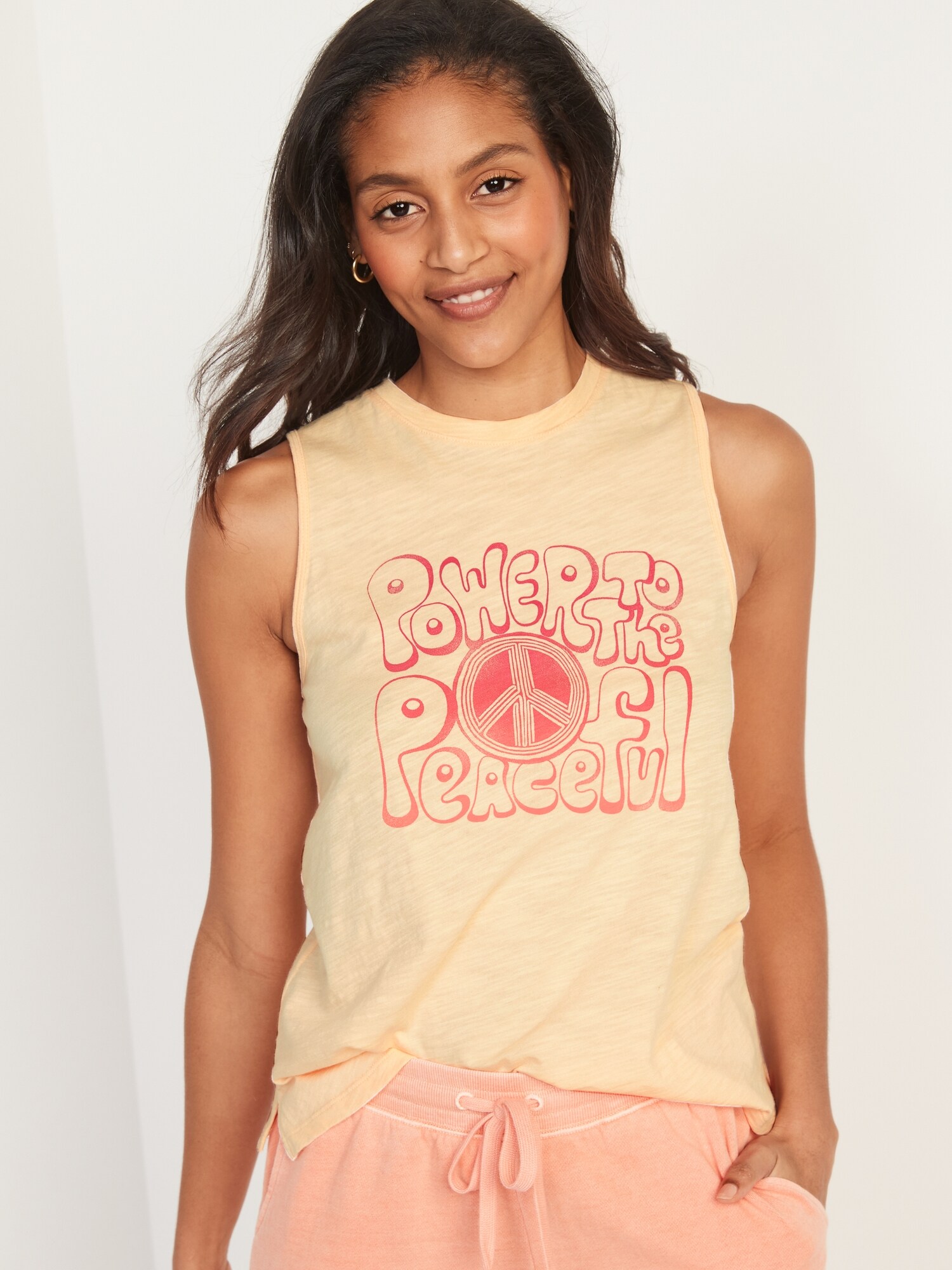 EveryWear Graphic Sleeveless T-Shirt 