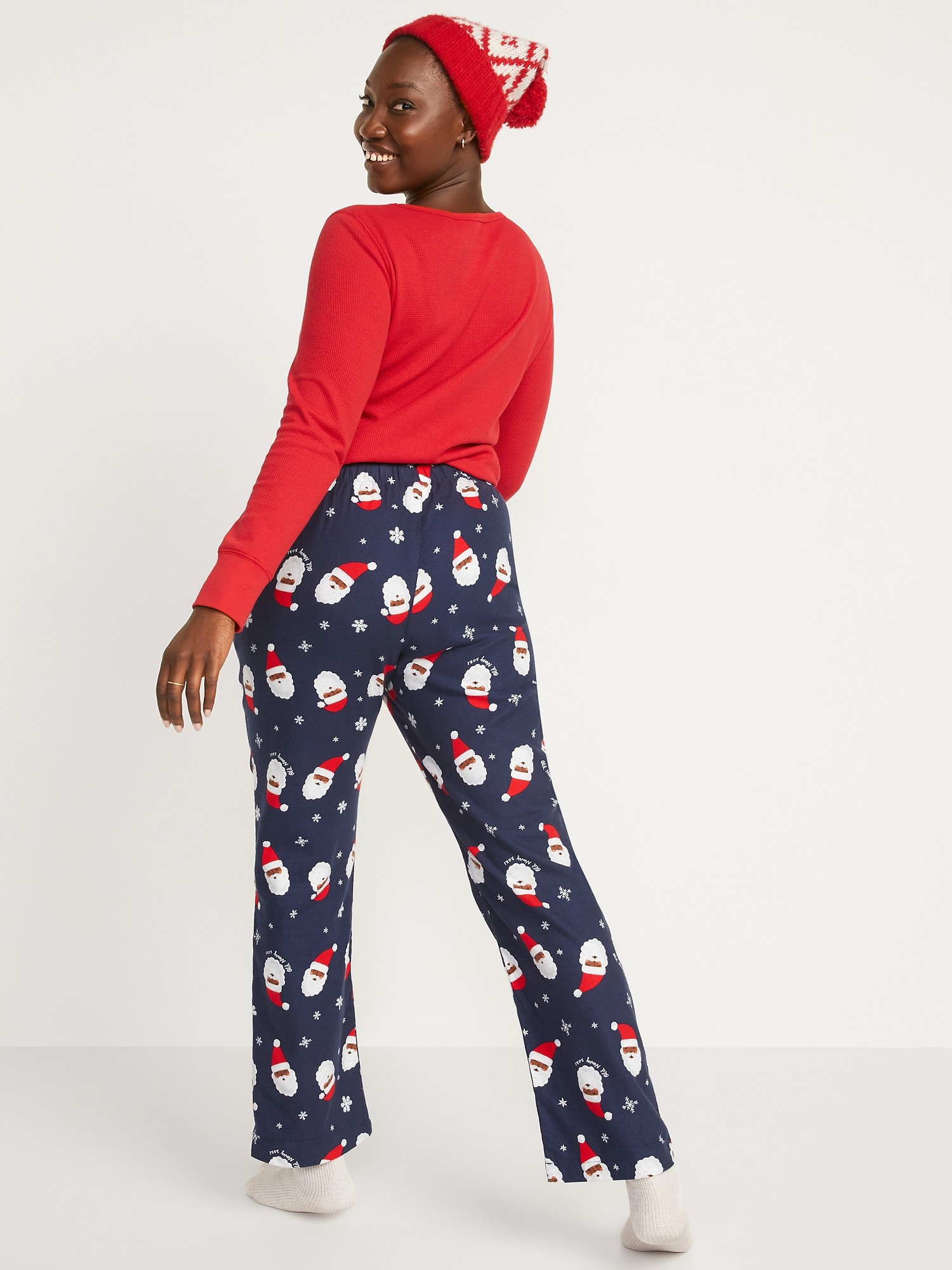 Mid-Rise Printed Flannel Pajama Pants for Women | Old Navy