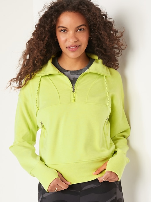 Image number 1 showing, Dynamic Fleece Half-Zip Sweatshirt for Women