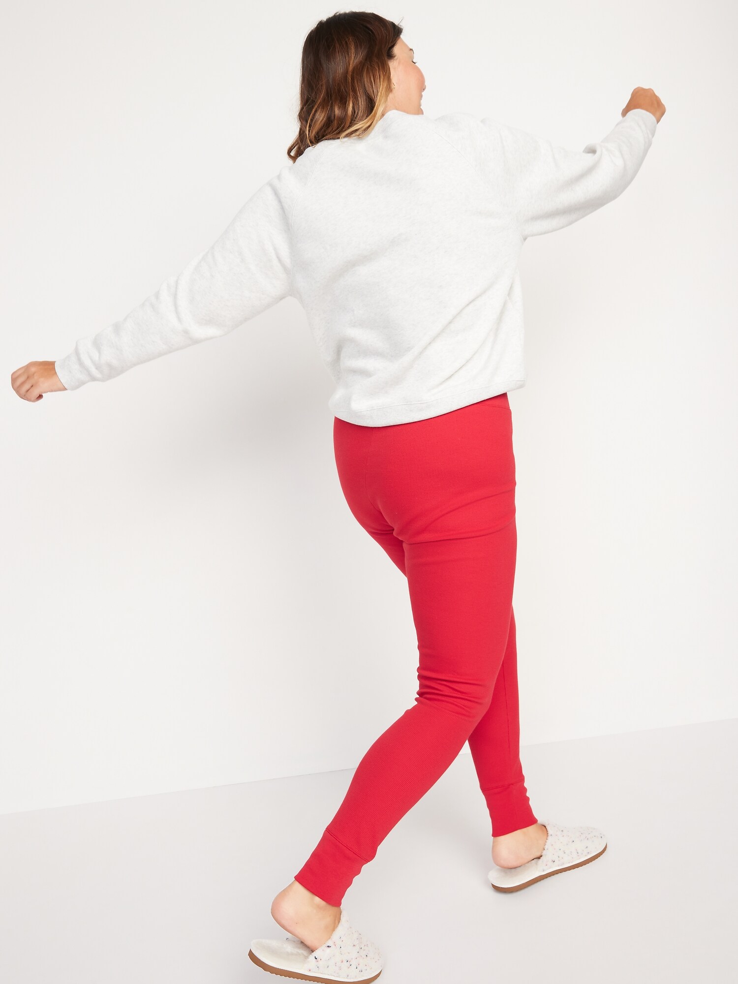 Matching Printed Thermal-Knit Pajama 