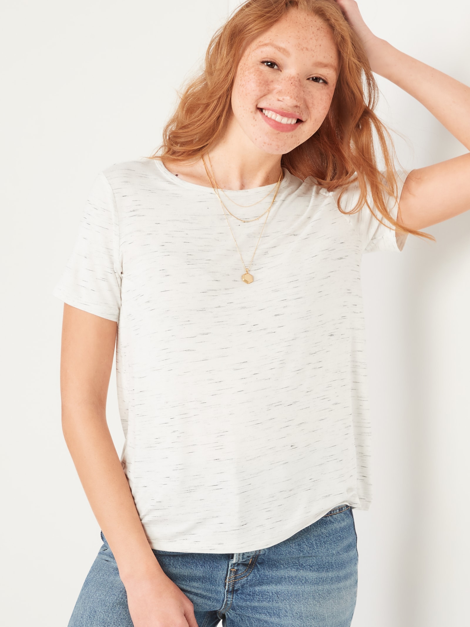 Luxe Crew-Neck T-Shirt for Women | Old Navy
