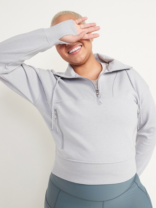 Image number 5 showing, Dynamic Fleece Half-Zip Sweatshirt for Women