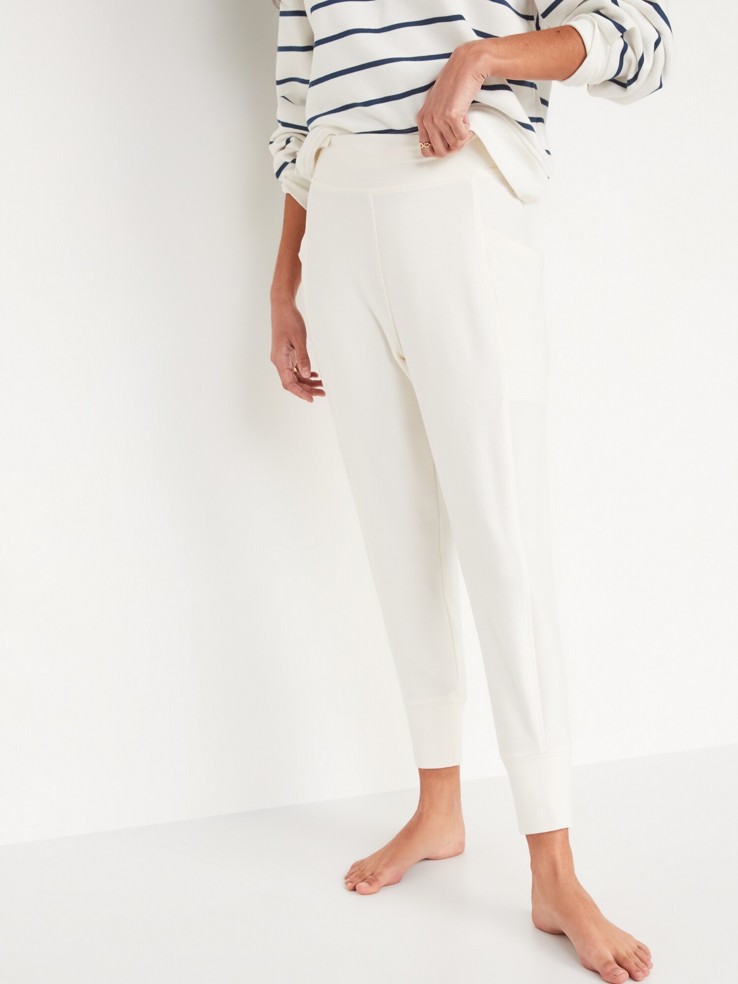 High-Waisted Live-In Jogger Sweatpants 