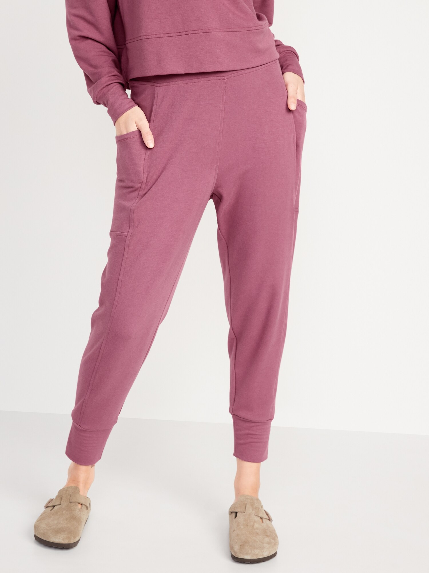 High-Waisted Live-In Jogger Sweatpants 