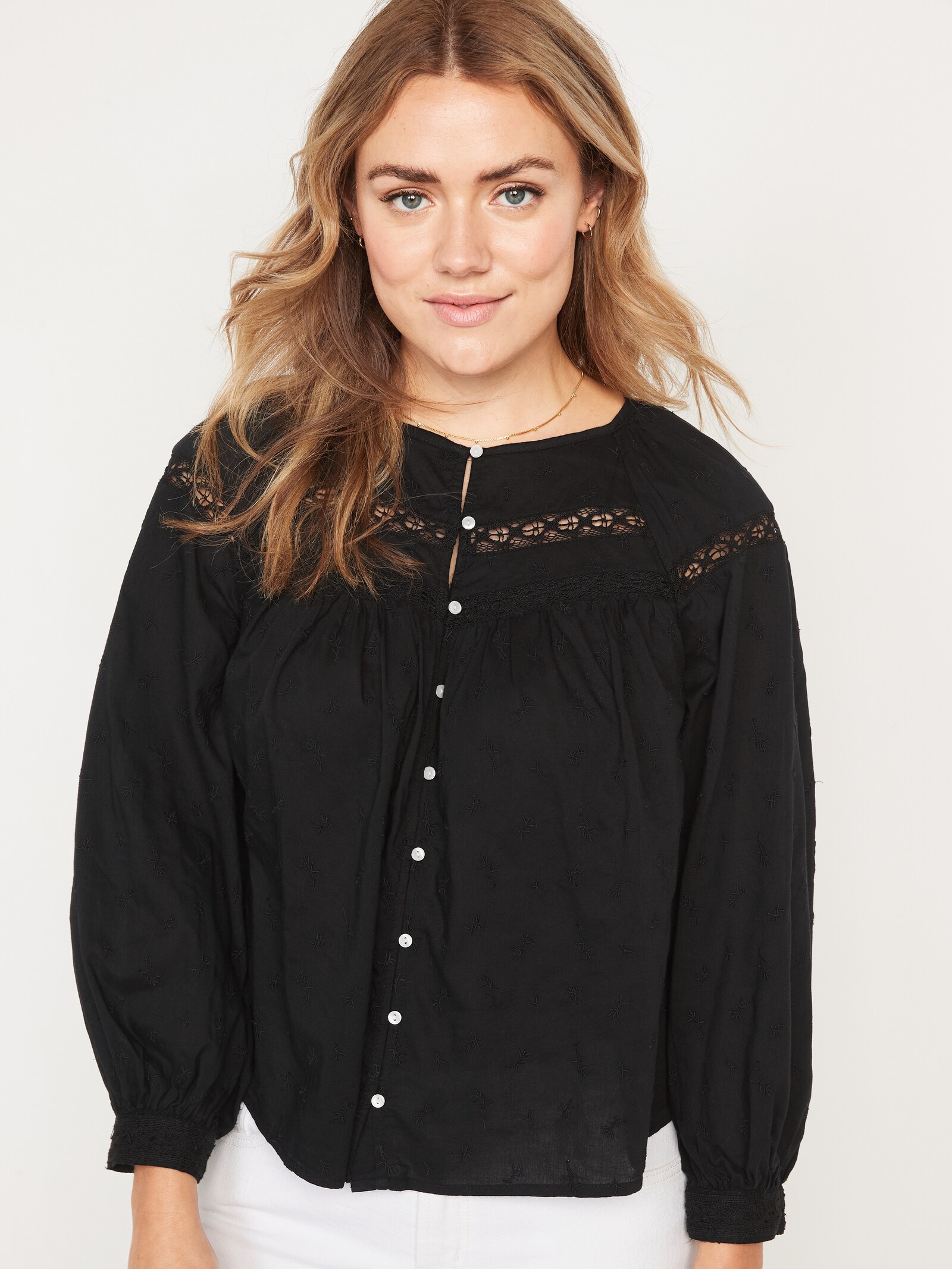 old navy chiffon blouse