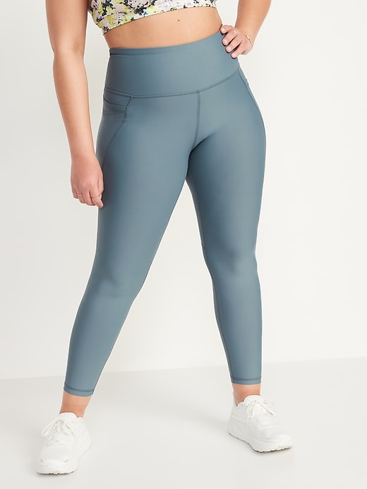 Image number 6 showing, High-Waisted PowerSoft 7/8 Leggings