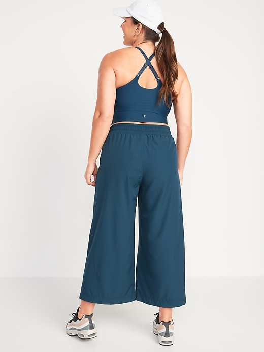 Image number 6 showing, Extra High-Waisted StretchTech Cropped Wide-Leg Pants