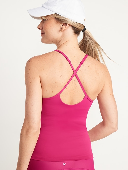 Image number 2 showing, PowerSoft Strappy Shelf-Bra Tank Top for Women