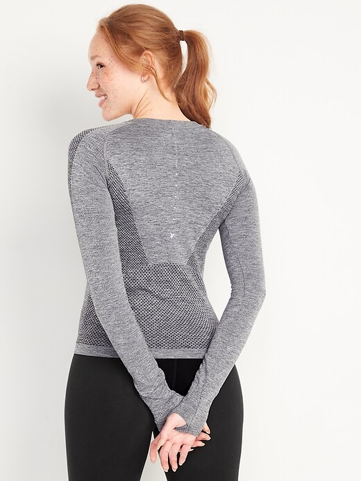Image number 2 showing, Seamless Long-Sleeve T-Shirt
