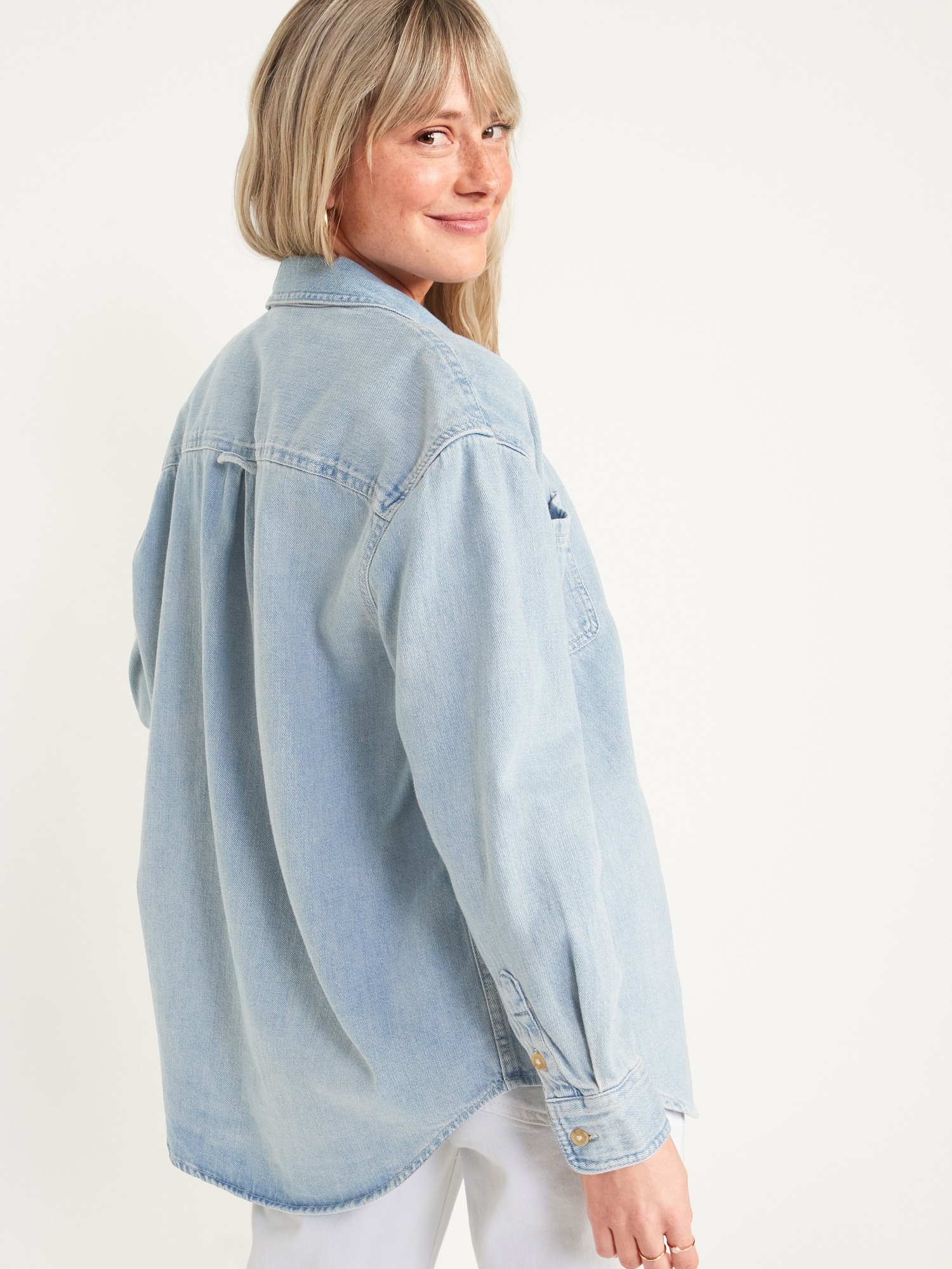 Old navy denim sales top