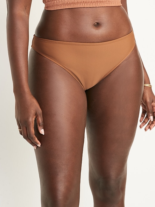 Image number 4 showing, Mid-Rise Bikini Swim Bottoms