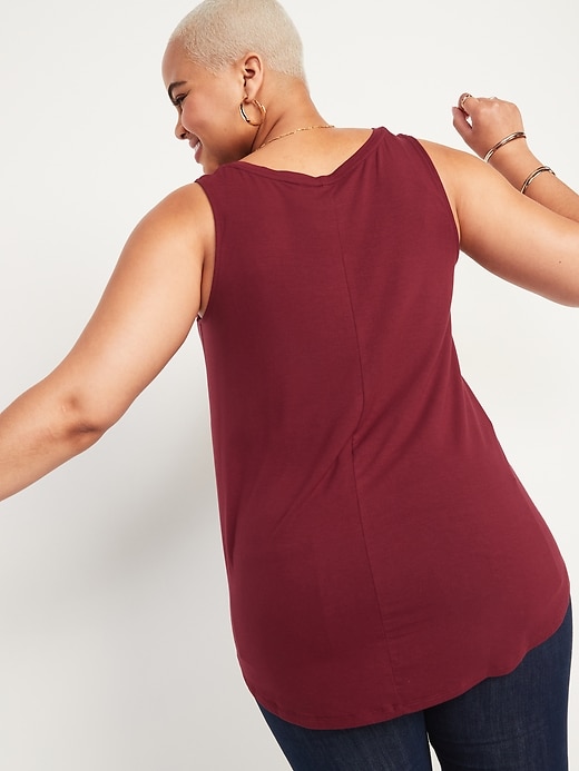 Image number 6 showing, Luxe High-Neck Swing Tank Top for Women