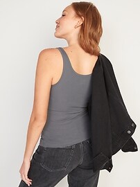 Scoop-Neck Rib-Knit First Layer Tank Top for Women | Old Navy