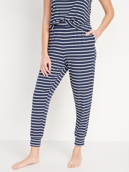 HighWaisted Sunday Sleep UltraSoft Jogger Pajama Pants for Women