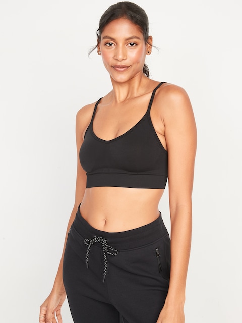 Light Support Seamless Racerback Sports Bra