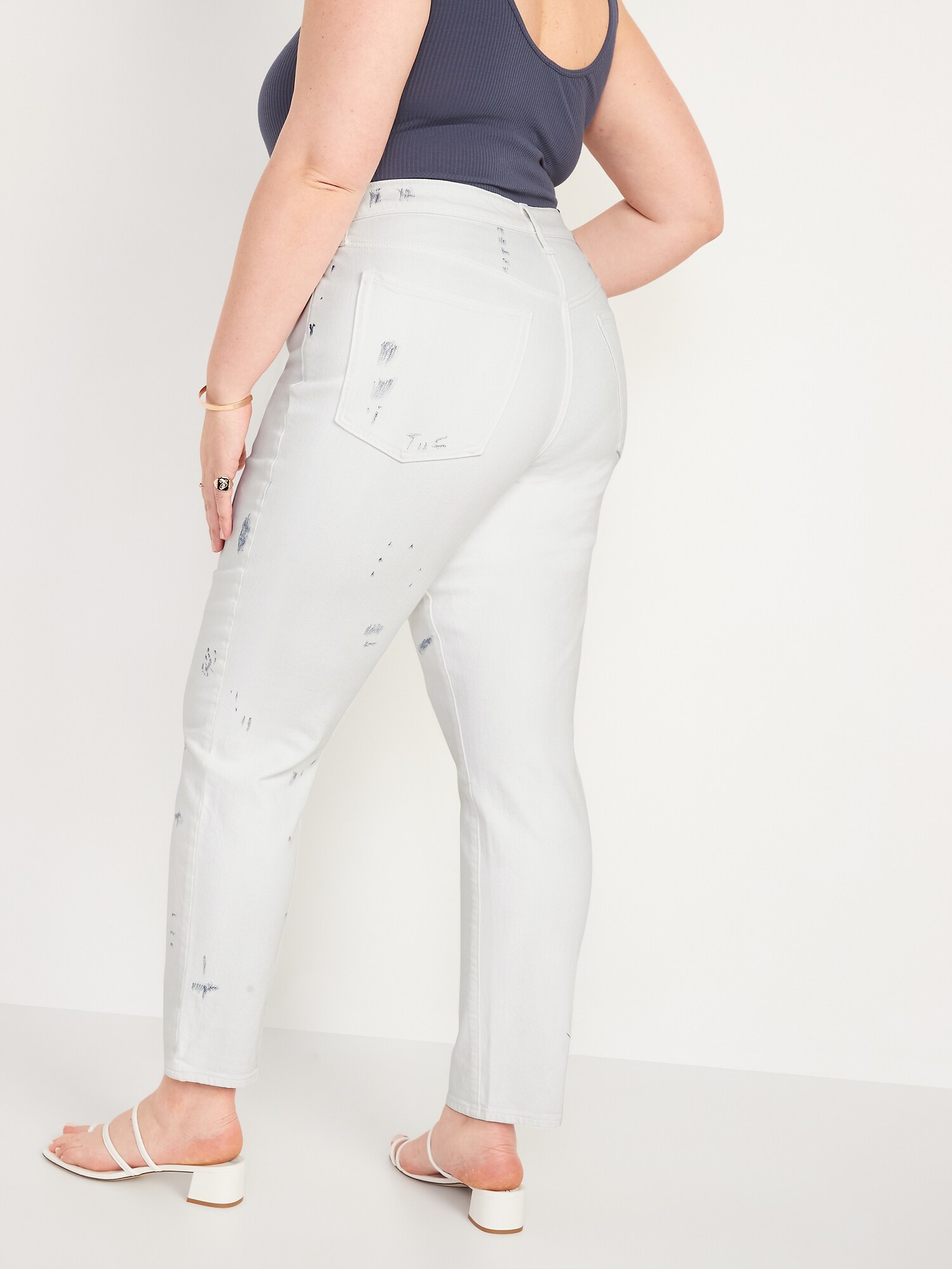 Old navy white skinny hot sale jeans