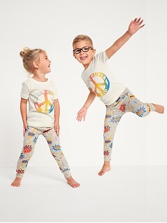 Unisex Matching Graphic Pajamas for Toddler & Baby