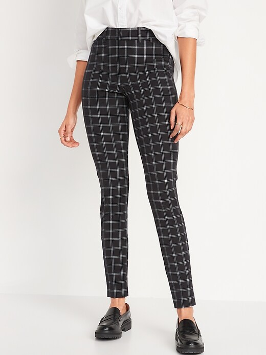 Image number 1 showing, High-Waisted Pixie Full-Length Pants for Women