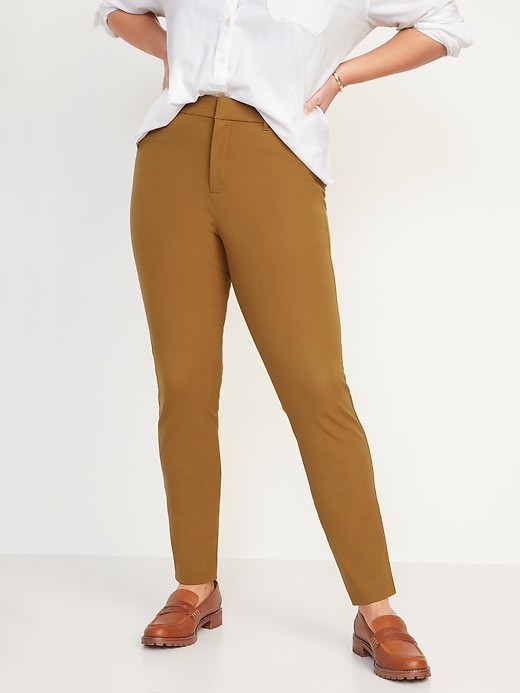 Image number 5 showing, High-Waisted Never-Fade Full-Length Pixie Pants for Women