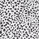 Imprimé léopard noir