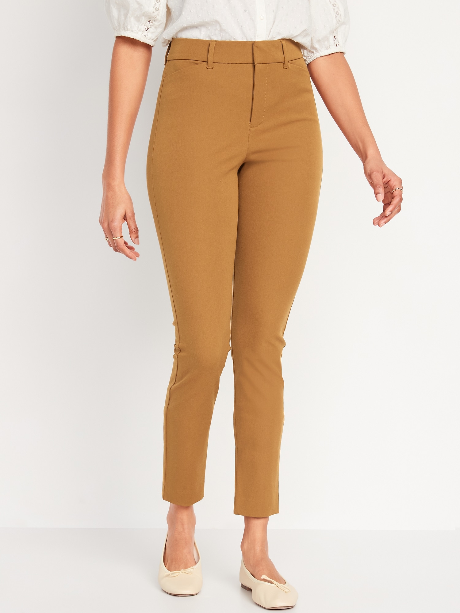 khaki pixie pants