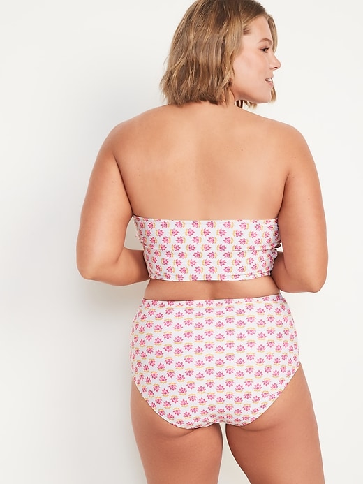 Image number 6 showing, High-Waisted Ruched Bikini Swim Bottoms