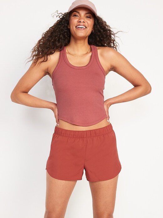 Image number 1 showing, UltraLite Racerback Rib-Knit All-Day Tank Top for Women