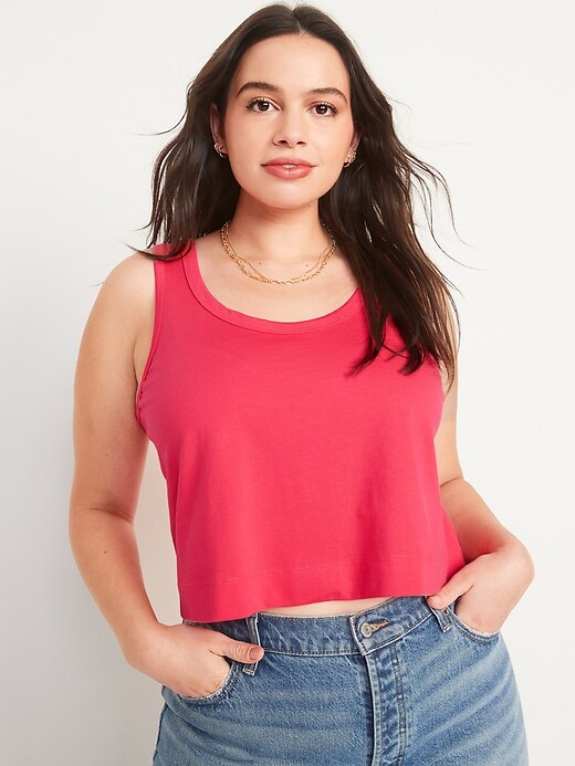 Vintage Cropped Tank Top for Women | Old Navy