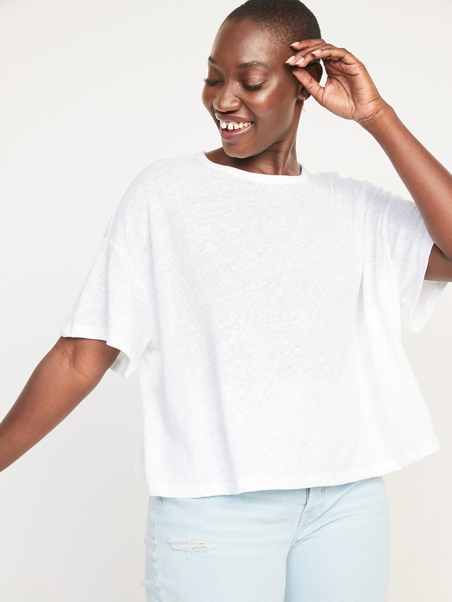 elbow length tee shirts old navy