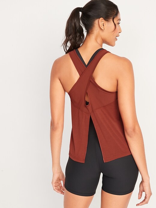 Image number 2 showing, UltraLite Mesh Cross-Back Tank Top for Women