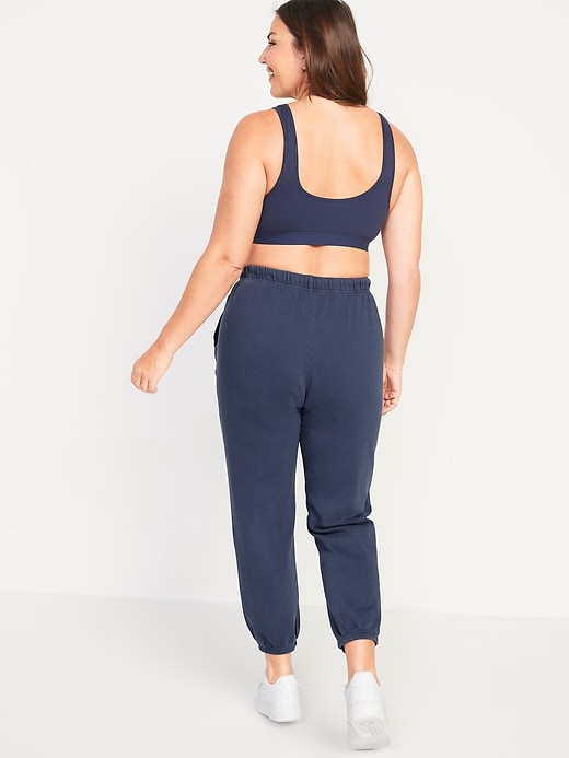 Image number 6 showing, Extra High-Waisted Fleece Sweatpants