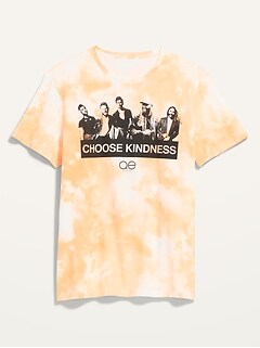 T-shirt teint par nœuds « Choose Kindness » de Queer Eye™ unisexe pour Adulte