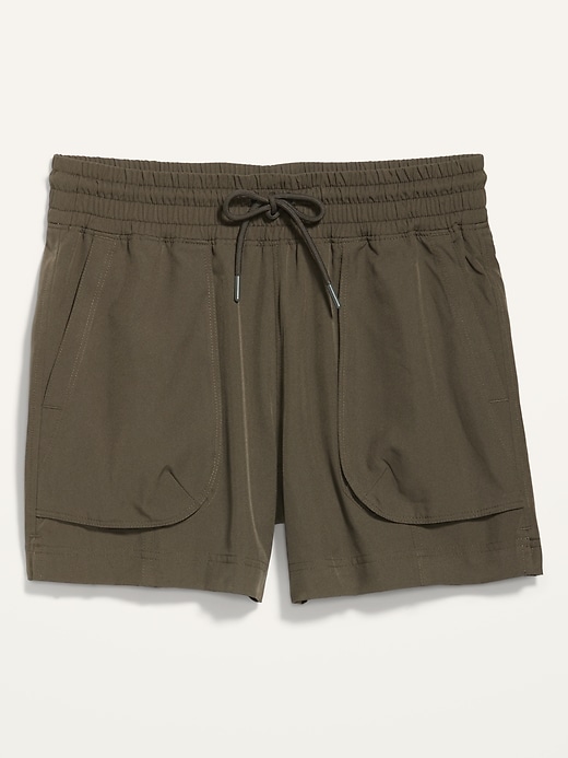 Image number 4 showing, High-Waisted StretchTech Shorts -- 4-inch inseam