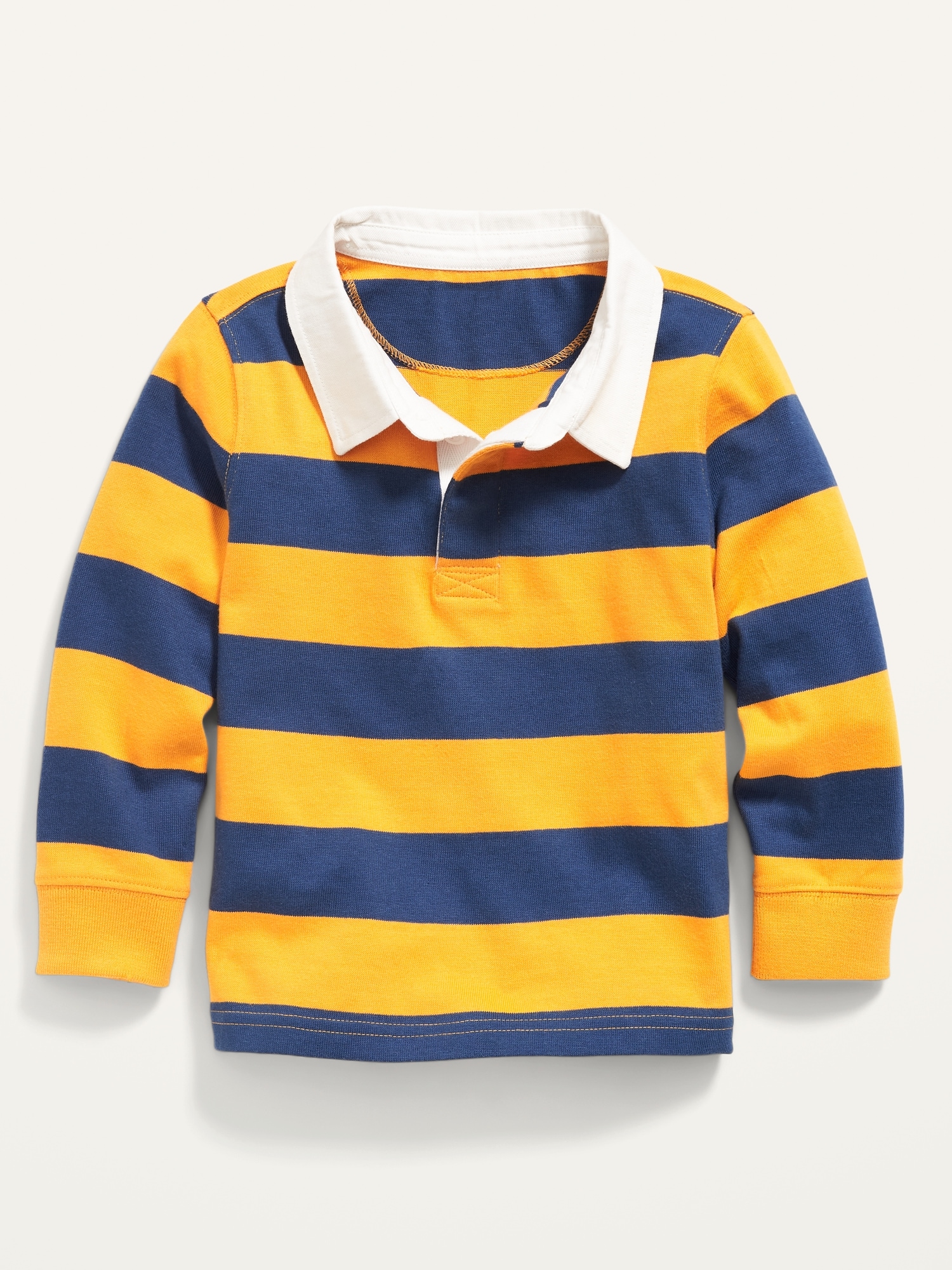 Blue Yellowfin Tuna long sleeve polo shirt toddler-kids