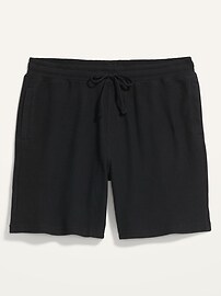 French-Rib Knit Pajama Shorts for Men -- 7.5-inch inseam