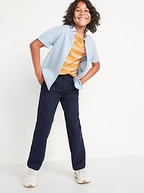 Image number 2 showing, Uniform Straight Leg Pants for Boys