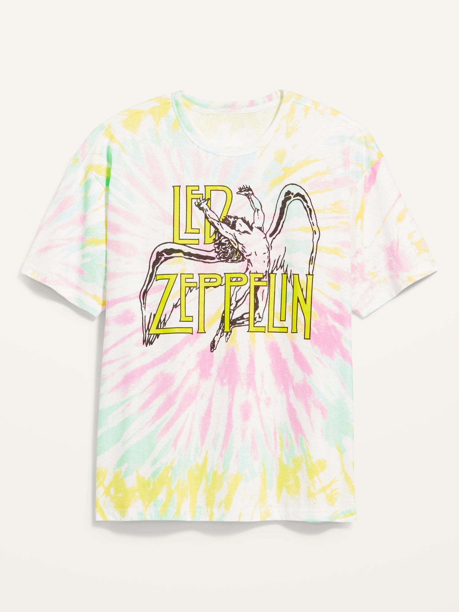 LED Zeppelin Ramble on Tie Dye T-Shirt LG