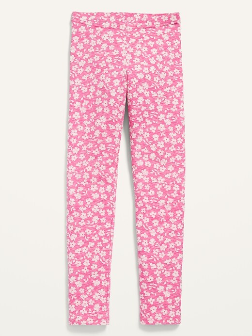 Printed Built-In Tough Full-Length Leggings for Girls