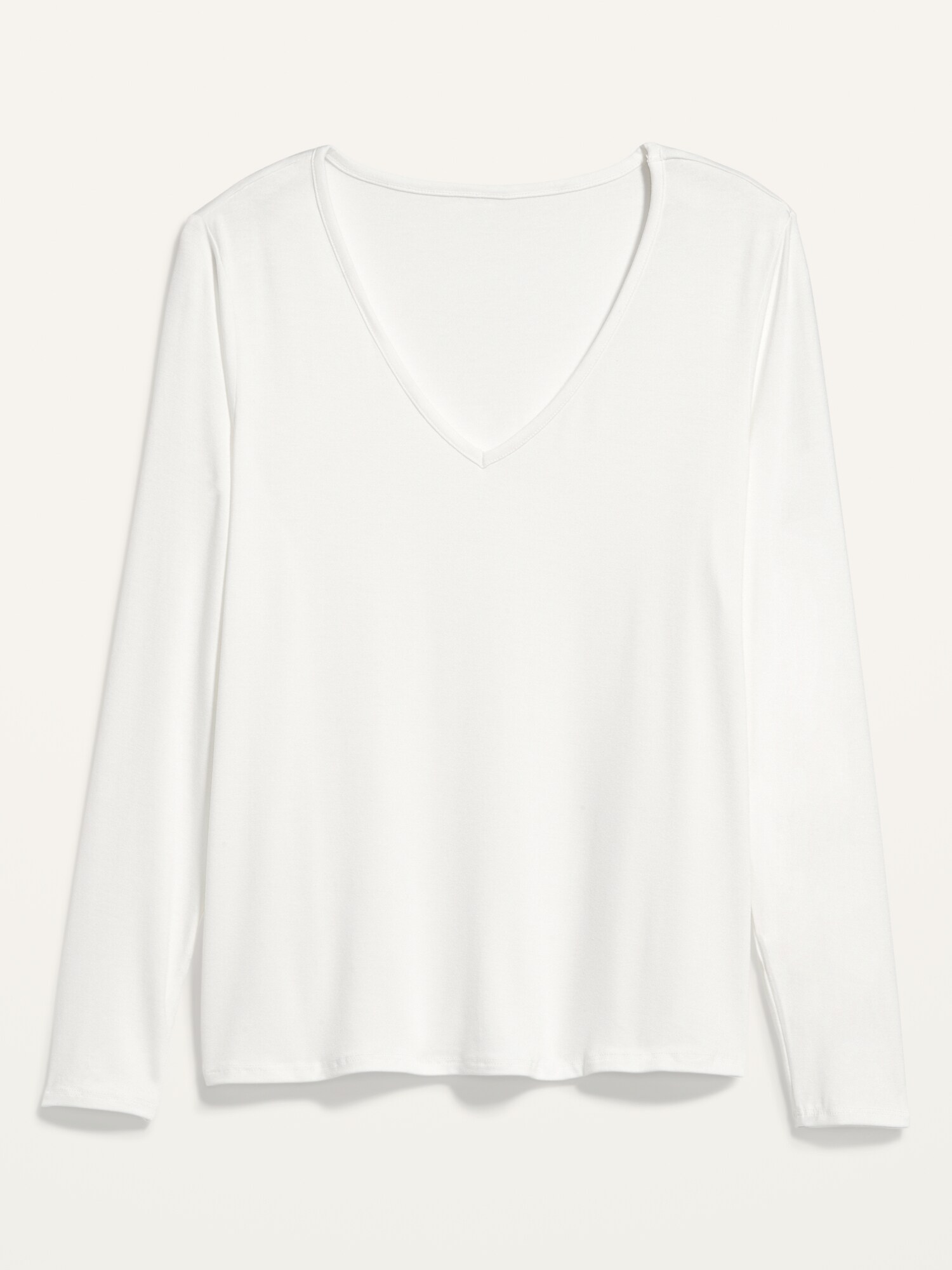 Luxe V-Neck Long-Sleeve T-Shirt for 