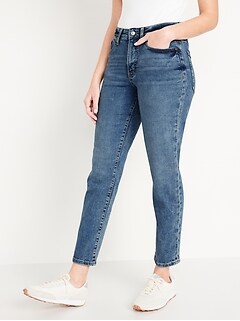 High-Waisted O.G. Straight Ankle Jeans for Women