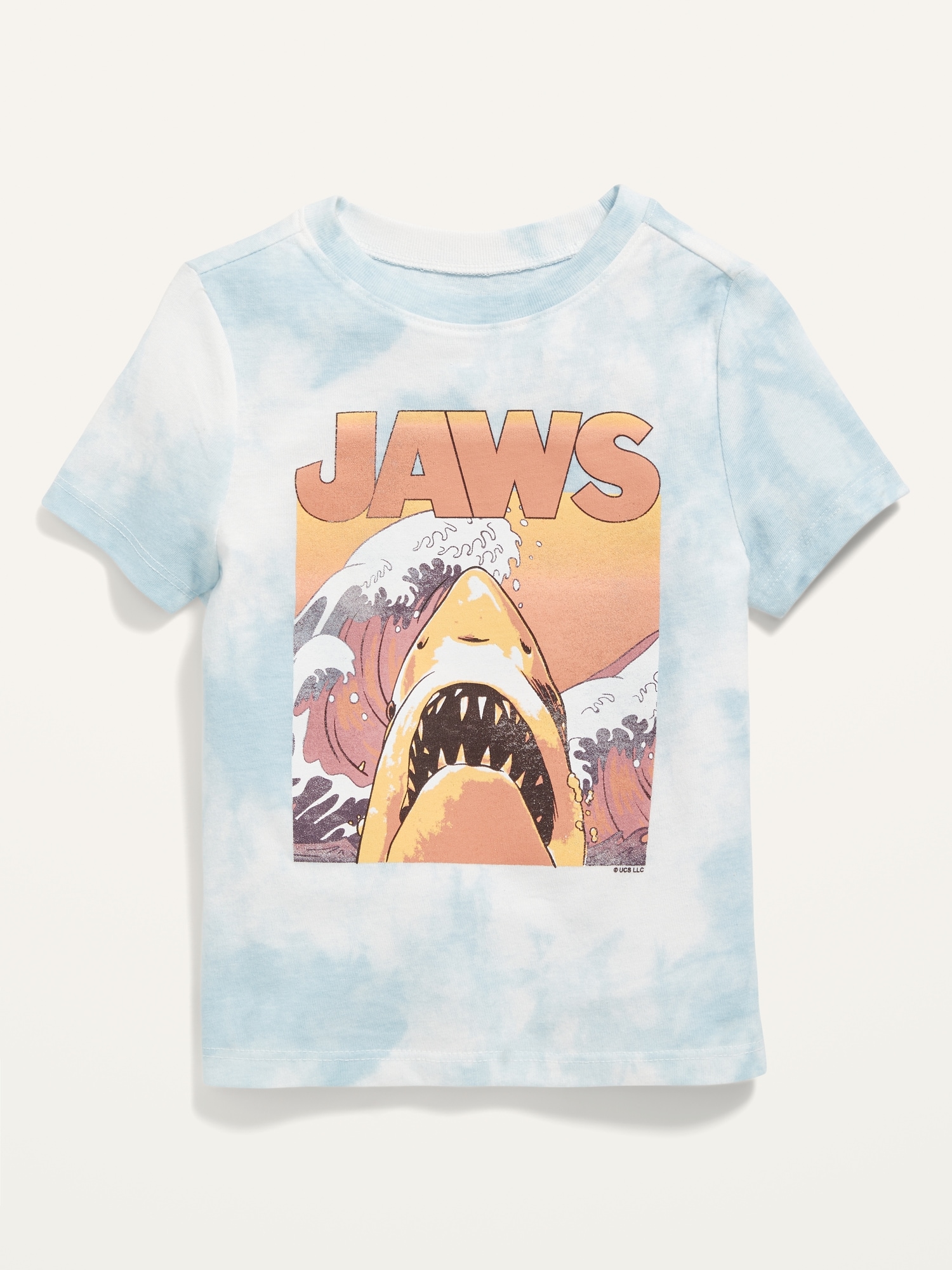 Jaws Unisex Adult Quints Shark T-Shirt Blue XXL