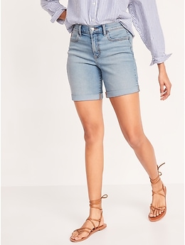 Women's 7 inch inseam sale denim shorts