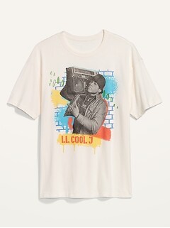 T-shirt à imprimé LL COOL J unisexe pour Adulte