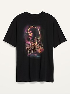 T-shirt rétro surdimensionné Jimi Hendrix™ unisexe pour Adulte