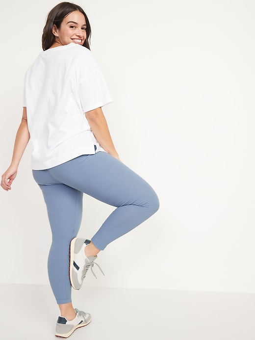 Image number 6 showing, High Waisted Rib-Knit Leggings for Women