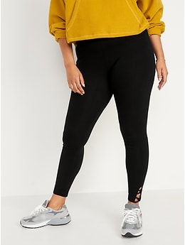 FYMIJJ leggings,Summer Thin High-waisted Leggings Ankle Length Glossy Pants  Outside Wear Slim Figure Women's Trousers,ankle length black,XL (suggest  80,90kg) : : Fashion