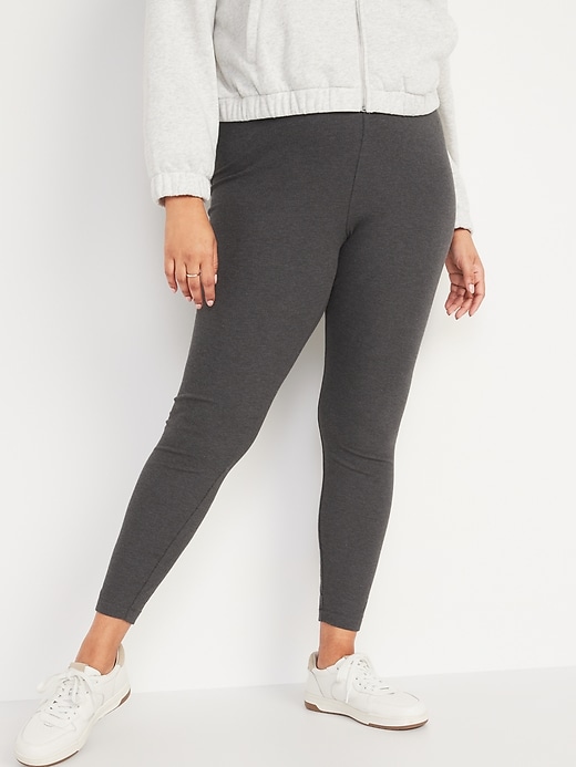 Image number 5 showing, High-Waisted Rib-Knit Leggings For Women