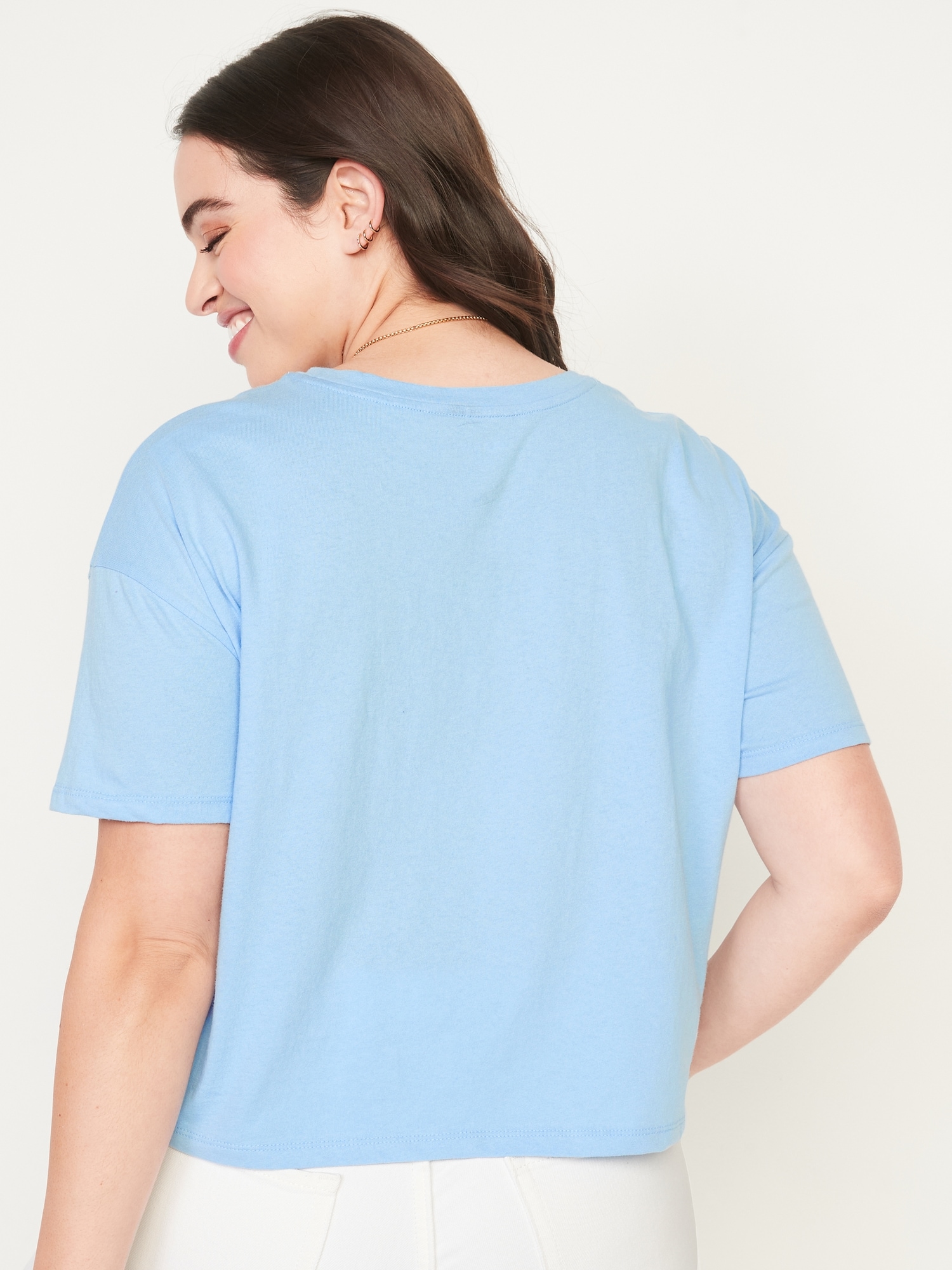 Licensed Pop Culture Graphic Cropped T 