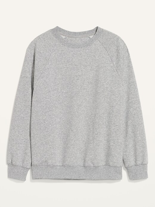 Image number 4 showing, Long-Sleeve Vintage Oversized Heathered Tunic Sweatshirt for Women